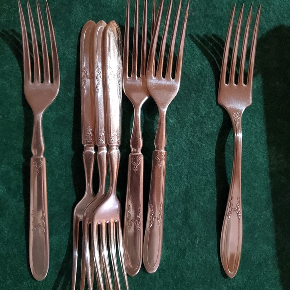 1915 - 46 Piece Antique Associated Silver Plated Yourex Panama Flatware Set - Picture 8 of 8